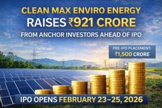 Clean Max Enviro Energy Raises ₹921 Crore from Anchor Investors Ahead of IPO