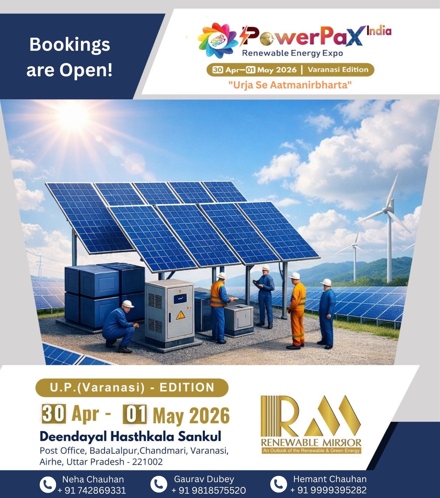 PowerPax India Renewable Energy Expo 2026 – Varanasi Edition to ...
