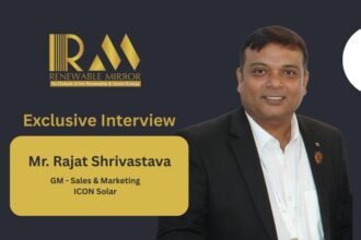 Mr. Rajat Shrivastava, General Manager – Sales & Marketing, ICON Solar