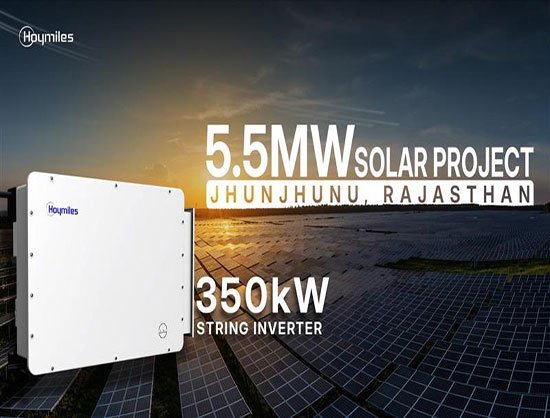 Hoymiles Deploys 350 kW String Inverters for 5.5 MW PM KUSUM Solar Project in Rajasthan