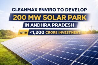 CleanMax Enviro to Develop 200 MW Solar Park in Andhra Pradesh with ₹1,200 Crore Investment