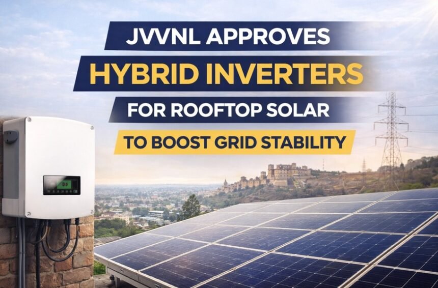 JVVNL Approves Hybrid Inverters for Rooftop Solar in Rajasthan