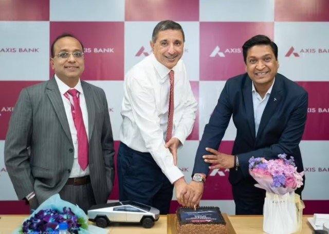 Axis Bank Becomes Preferred Financer for Tesla Customers in India