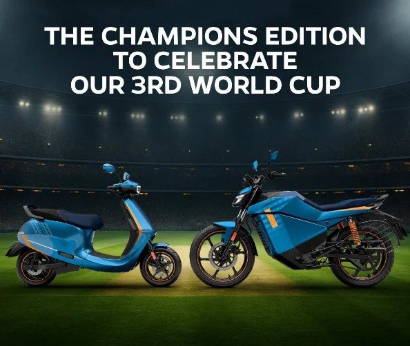Ola Electric Launches Champions Edition of Ola S1 Pro+ and Ola Roadster X+ to Celebrate ICC Men's T20 World Cup Victory