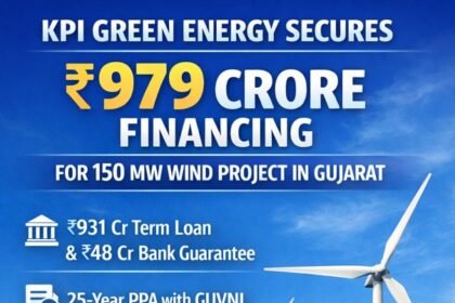 KPI Green Energy Secures ₹979 Crore Financing for 150 MW Wind Project in Gujarat