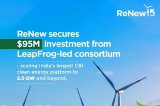 ReNew Green Secures USD 95 Million Equity Investment Led by LeapFrog Investments