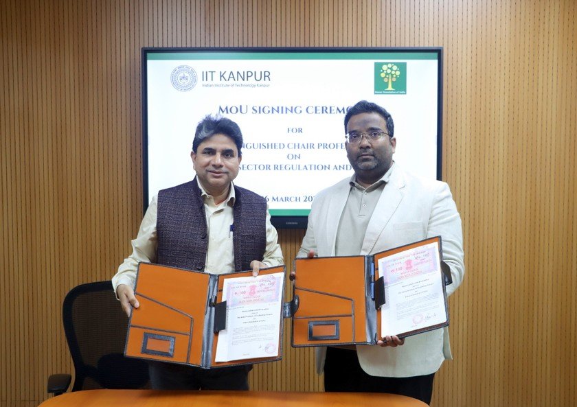 IIT Kanpur and Power Foundation of India Sign MoU to Establish Chair Professorship in Power Sector Policy