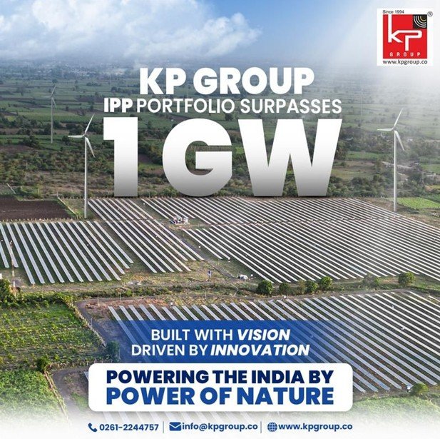 KP Group Crosses 1 GW Energised IPP Capacity, Targets 2.3 GW Portfolio