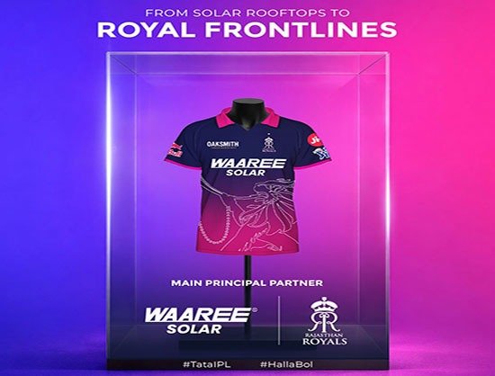 Waaree Energies Becomes Principal Partner of Rajasthan Royals for IPL
