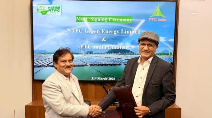 NTPC Green Energy Limited Partners with PTC India Limited to Boost Renewable Energy Distribution