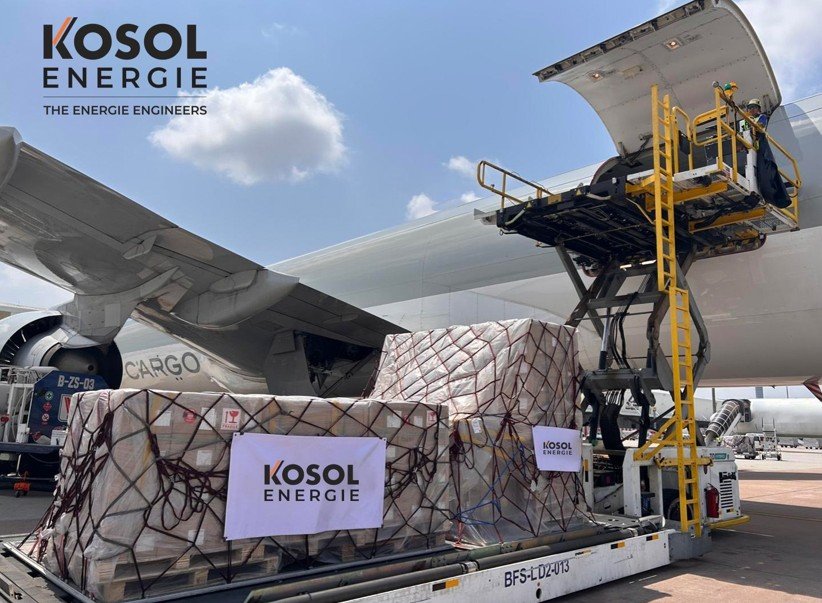Kosol Energie Airlifts 100 Tons of Solar Cells to Ahmedabad via Chartered Cargo Aircraft