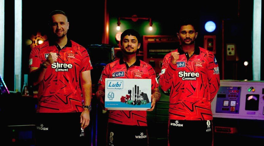 Lubi Industries Continues as Principal Sponsor of SunRisers Hyderabad for 2026 Season