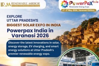 PowerPax Varanasi 2026 solar expo showcasing solar panels, EV charging, battery storage and renewable energy solutions in Uttar Pradesh