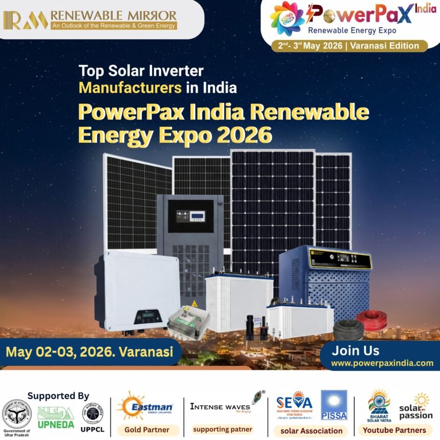 Top solar inverter manufacturers in India 2026 including Servotech Sungrow Growatt and Luminous inverter brands