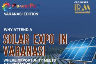 solar expo in Varanasi showcasing renewable energy solutions and business opportunities in Uttar Pradesh