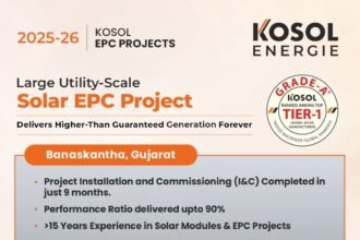Kosol Energie Commissions 142 MWp Solar Project for Coal India in Gujarat