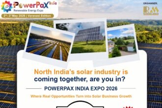 PowerPax India Expo 2026 Varanasi solar exhibition showcasing rooftop solar, EPC companies, energy storage and renewable solutions in Uttar Pradesh