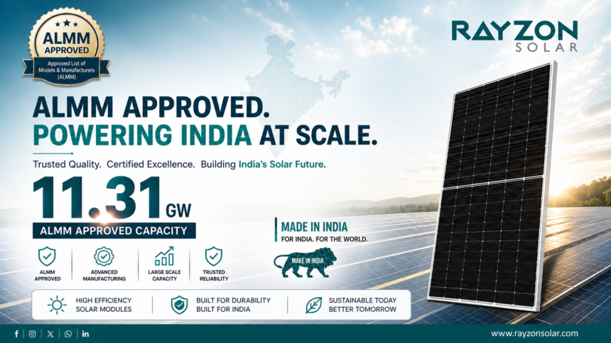 ALMM 2026: Validating Scale and Strengthening RAYZON Solar’s Manufacturing Leadership