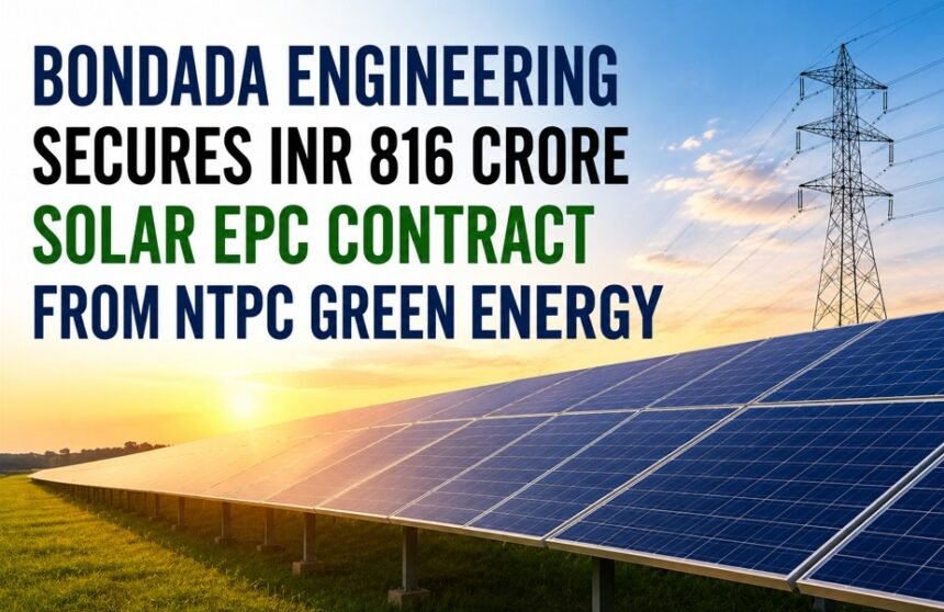Bondada Engineering Wins Large-Scale Solar EPC Order in Uttar Pradesh