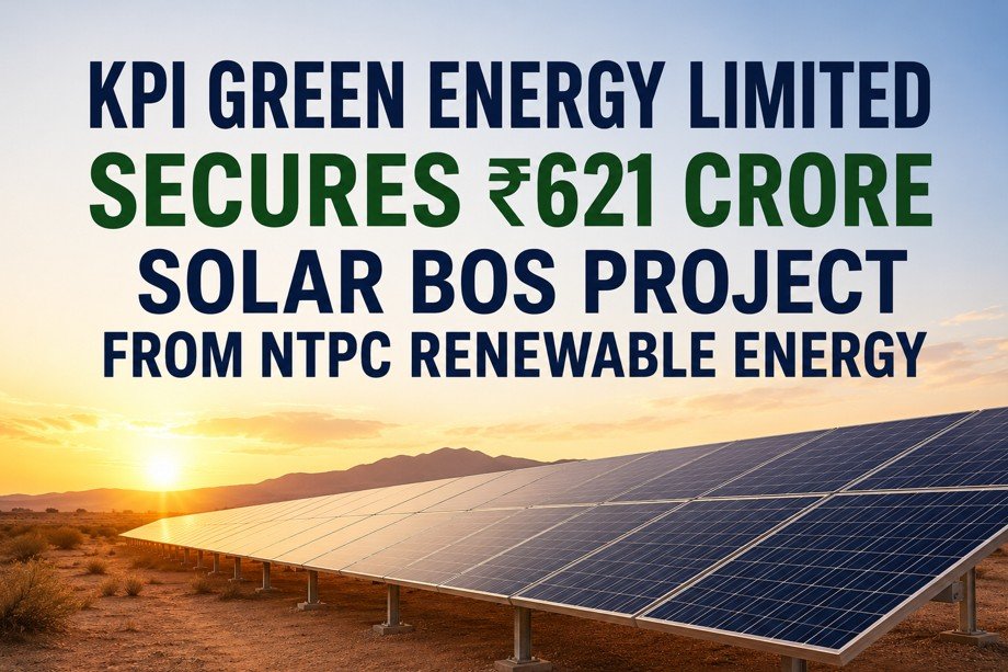 KPI Green Energy Limited Wins 500 MW Solar BOS Project in Rajasthan
