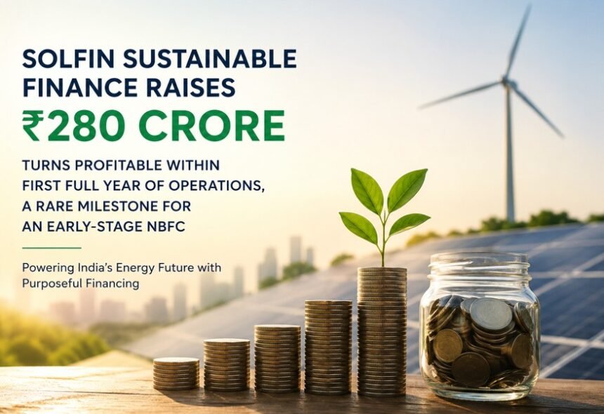 Solfin Raises ₹280 Crore, Achieves Profitability in Year One