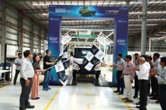 Montra Electric Rolls Out 1,000th EVIATOR Electric Commercial Vehicle in Chennai