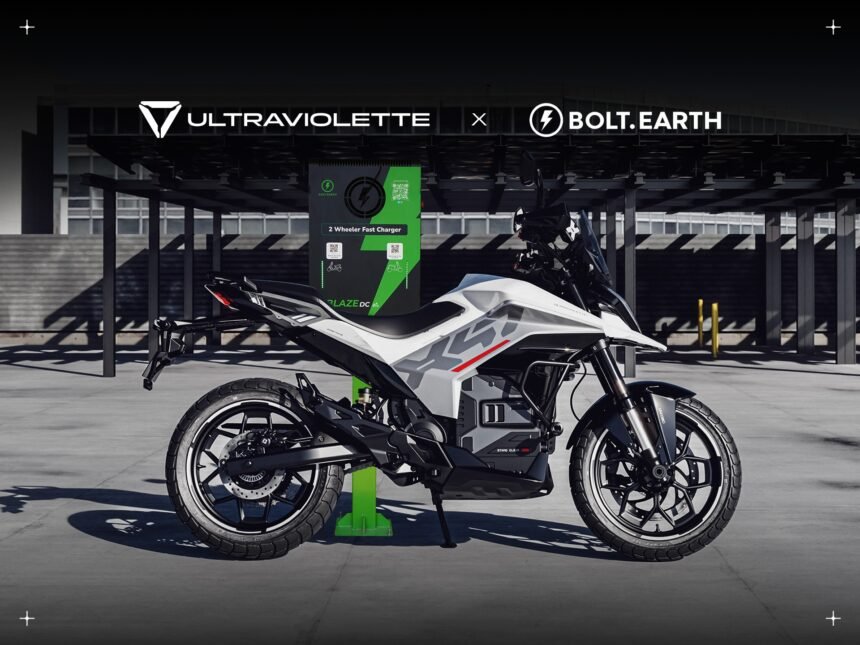 Ultraviolette & Bolt.Earth Accelerate India's EV Charging Revolution